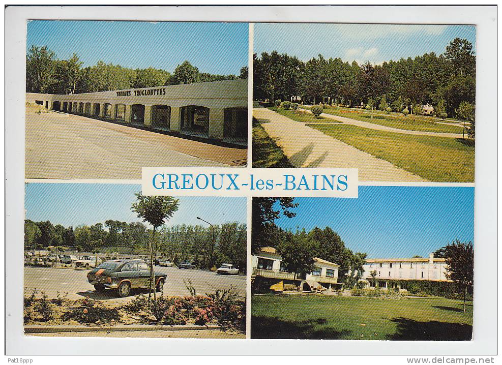 GREOUX LES BAINS (04) Souvenir De ... Multivues - CPSM (1973) N° 4303 (Alpes Haute Provence) - Autres & Non Classés