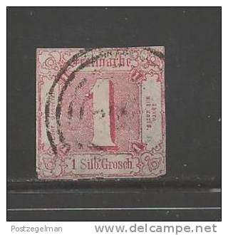 GERMANY -THURN &TAXIS 1862  Used  Stamp 1 Groschen Red Nr. 29 - Used