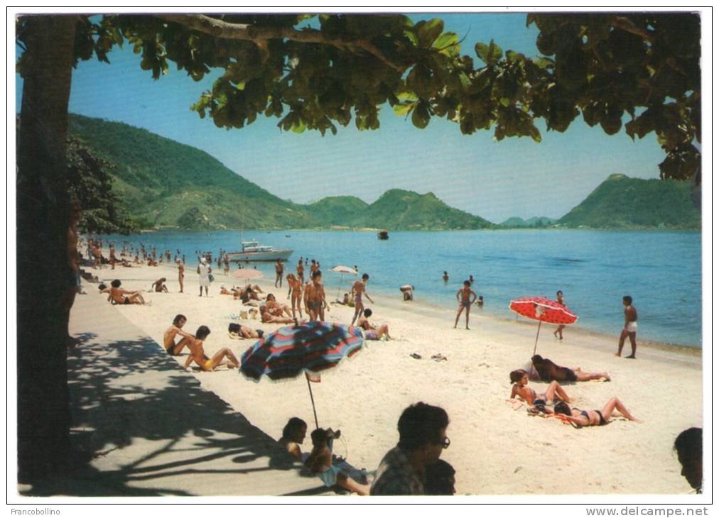 BRASIL-NITEROI BATHERS AT CHARITAS BEACH / THEMATIC STAMP-CONCORDE - Altri & Non Classificati