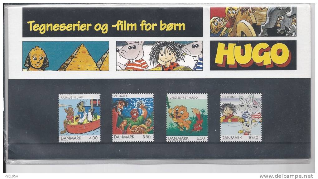 Danemark 2002 N°1302/1305 Neufs ** En Présentoir Cadeau Bandes Dessinées - Unused Stamps