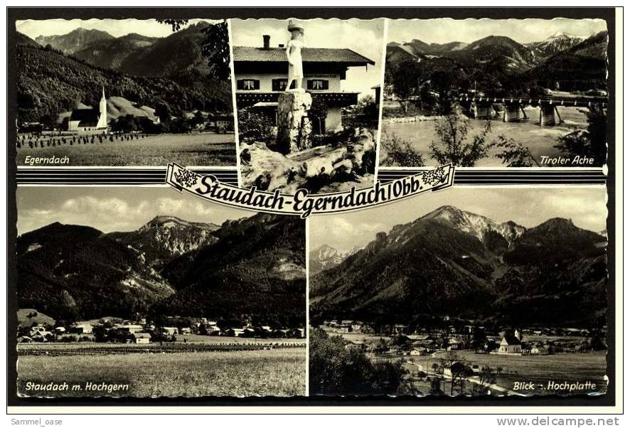 Staudach-Egerndach  -  Mehrbildkarte  Ansichtskarte Ca.1962    (1257) - Chiemgauer Alpen
