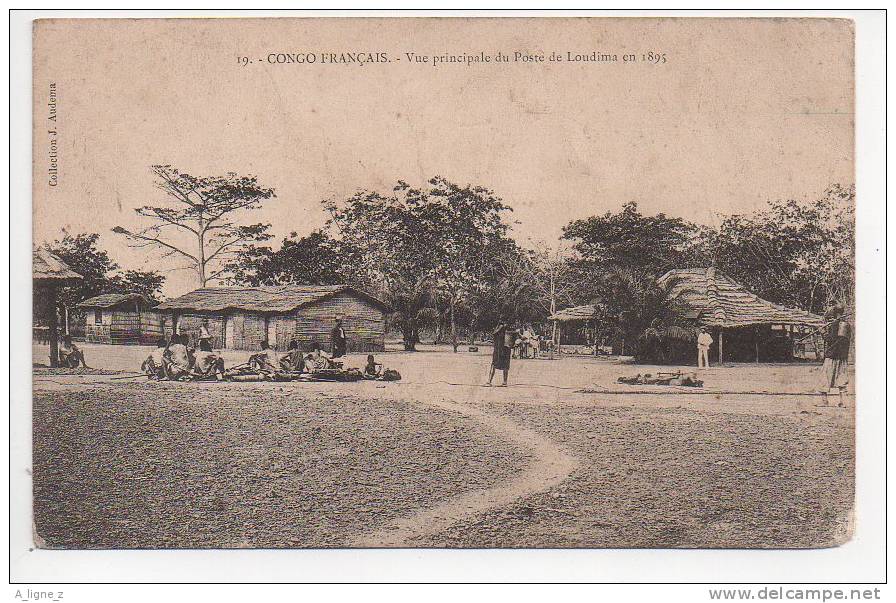 Ref 77 -  CPA CONGO Français Vue Principale Du Poste De Loudima En 1895 - Autres & Non Classés