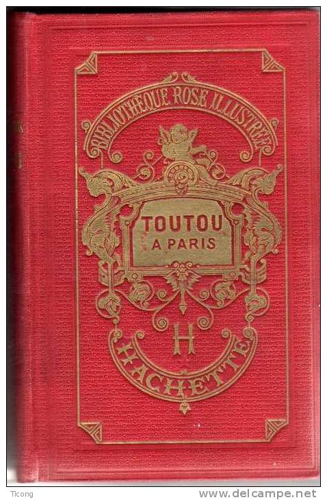 BIBLIOTHEQUE ROSE ILLUSTREE PAR A PECOUD 1ERE EDITION 1929 -  TOUTOU A  PARIS  DE MAGDELEINE DU GENESTOUX - Bibliotheque Rose