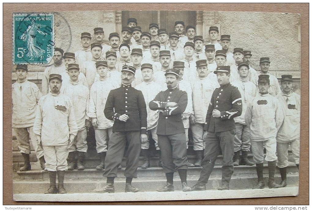 Carte Photo Du 20 ème Régiment De Chasseur à Baccarat - Régiments