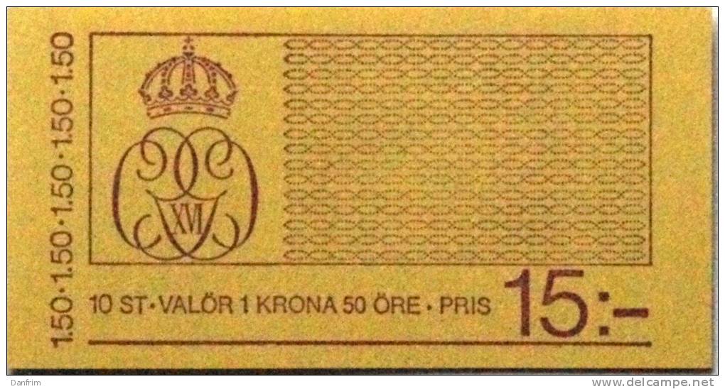 Sweden 1980 Cz. Slania Markenheftchenmit 10x  MiNr. 1113D (**)  ( Lot Ks115 ) - 1951-80