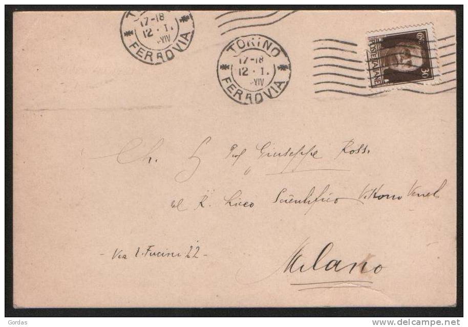 Italy - Torino - Villa Farinelli - Arturo Farinelli Autograph - Autres Monuments, édifices