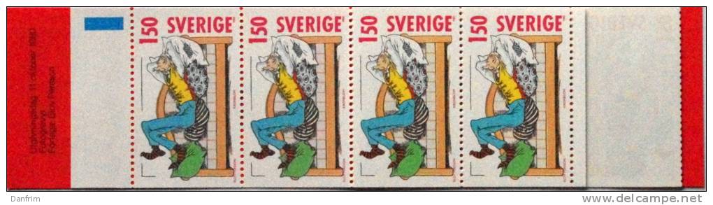 Sweden 1980  Markenheftchenmit 10x  MiNr. 1127D (**)  ( Lot Ks 178 ) - 1951-80