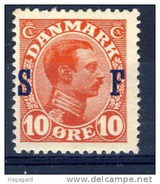 #C936. Denmark 1917. Military Stamp. Michel 2. MNH(**) - Service