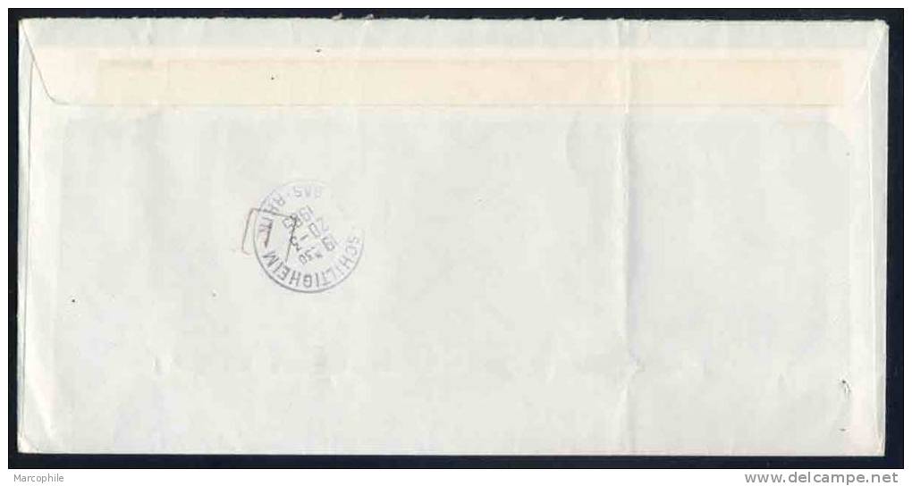 SCHILTIGHEIM - INSECTES  / 1985 LETTRE TAXEE  A  3.70 FRANCS  (ref 2216) - 1960-.... Cartas & Documentos