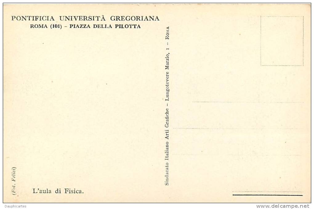 10 CPA : Pontificia Università Gregoriana, Piazza Della Pilotta, Roma. 20 Scans. Edition Art Grafiche - Vatican