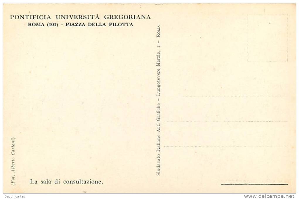 10 CPA : Pontificia Università Gregoriana, Piazza della Pilotta, Roma. 20 Scans. Edition Art Grafiche