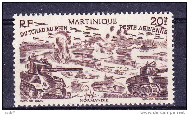 Martinique N°10 Neuf Charniere - Aéreo