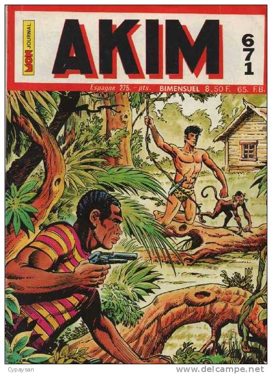 AKIM N° 671 BE MON JOURNAL  07-1987 - Akim
