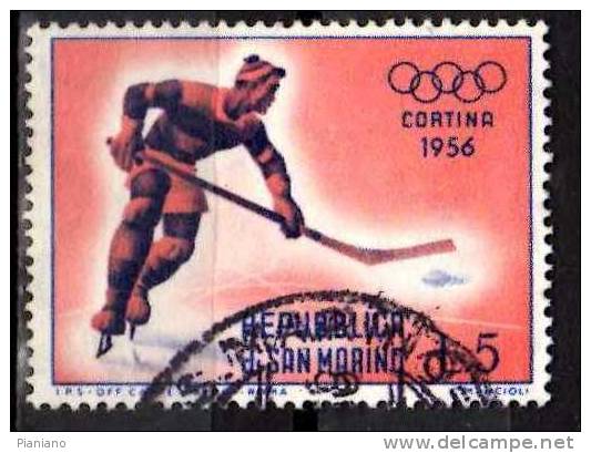 PIA - SAN  MARINO  - 1955 : 7° Giochi Olimpici Invernali Di Cortina D´ Ampezzo  -  (SAS  432) - Winter 1956: Cortina D'Ampezzo