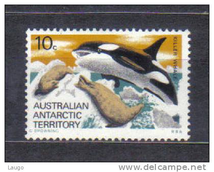 Australian Antarctic AAT Mi 28 Killer Whale 1973 MNH - Wale