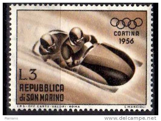 PIA - SAN  MARINO  - 1955 : 7° Giochi Olimpici Invernali Di Cortina D´ Ampezzo  -  (SAS  430) - Hiver 1956: Cortina D'Ampezzo