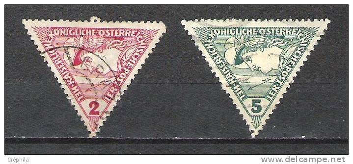 Autriche - Timbres Pour Journaux - 1916 - Y&T 25/6 - Oblit. - Portomarken