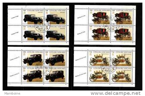 VATICAN   1997 N° 1060 + 61 + 62 + 63 Feuillet Oblitéré Du Carnet - Used Stamps