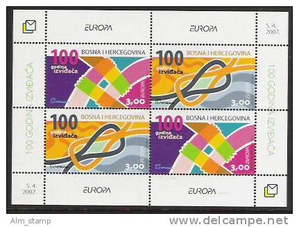 2007 Bosnien- Herzegowina . Kroat Rep /  Herceg Bosna  Mi. Bl. 10 ** MNH  Europa - 2007