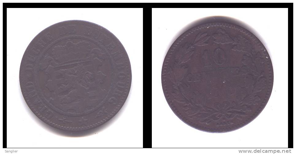 10 CTS 1870  UTRECHT - BARTH RARE - Luxemburg