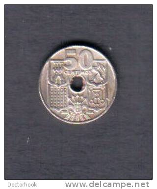 SPAIN   50  CENTIMOS  1949 (KM # 777) - 50 Centimos