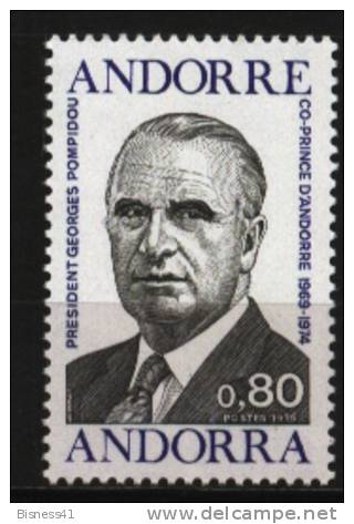 Andorre   N° 249   Neuf **  Cote    1,20 € Au Quart De Cote - Unused Stamps