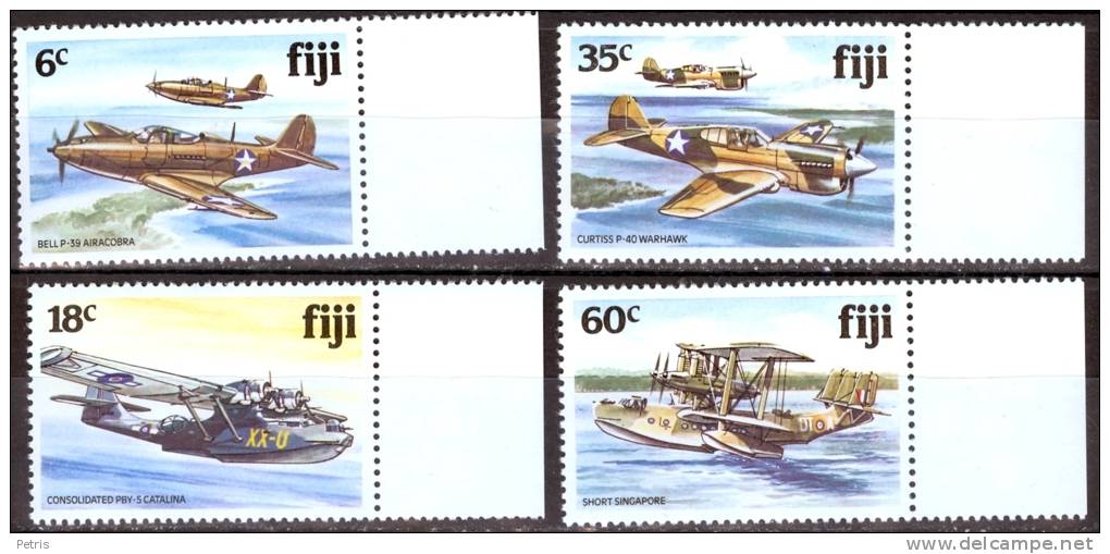 Fiji 1981 World War Aircraft MNH** - Lot. 1017 - Fiji (1970-...)