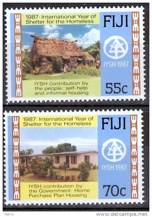 Fiji 1987 Intl. Year Of Shelter For The Homeless MNH** - Lot. 1018 - Fiji (1970-...)