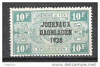 Belgique - Journaux - 1928 - COB 17 - Neuf * - Journaux [JO]