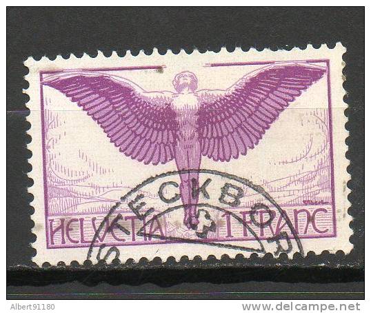 SUISSE P Aériene 1,00f Violet 1924-33 N°12 - Gebruikt