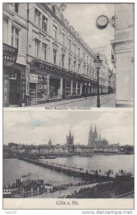 Allemagne - Gruss Aus Cöln - Koln - Hotel Belgischer - Eau De Cologne - Koeln