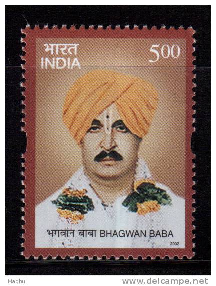 India MNH 2002,  Bhagwan Baba, Social Reformer - Unused Stamps