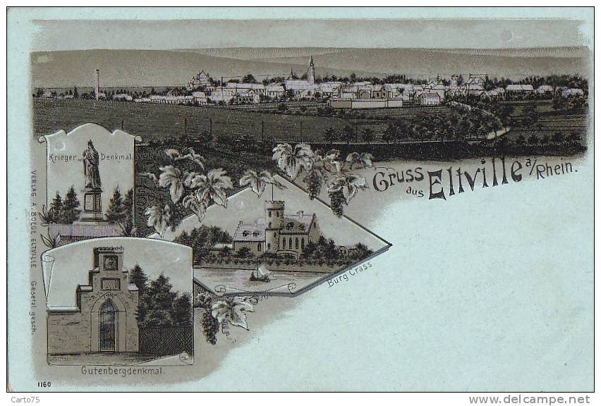 Allemagne - Gruss Aus Eltville Am Rhein - Eltville