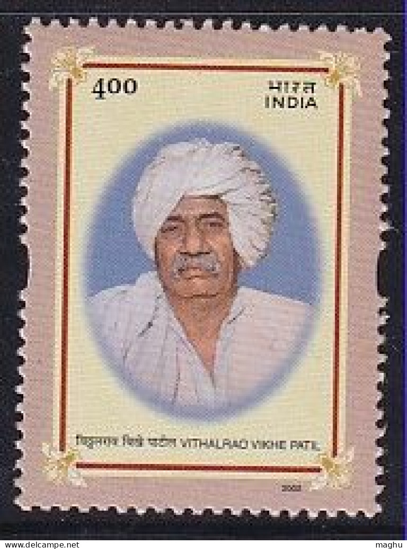 India MNH 2002, Vithalrao Vikhe Patil, Leader Of Cooperative Movement - Neufs