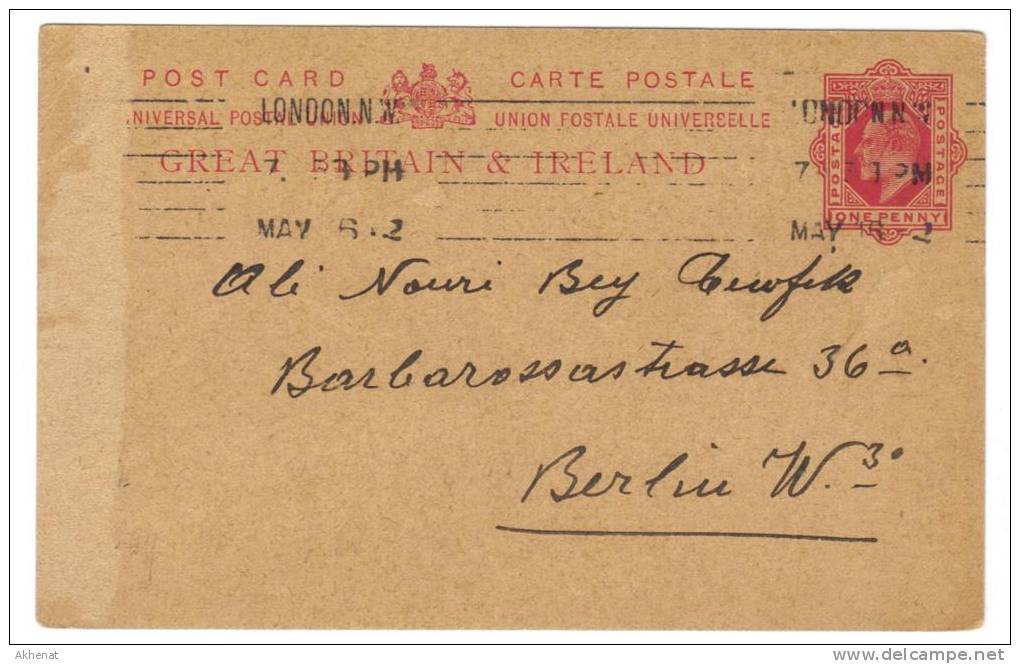 ENG180 - U.K. , Intero Viaggiato Da London Per Berlino (Germania)  . - Storia Postale