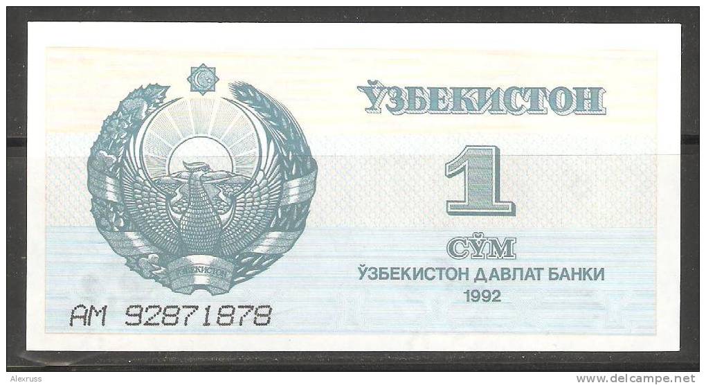 UZBEKISTAN 1992 ,1 SUM CRISP UNC - Ouzbékistan