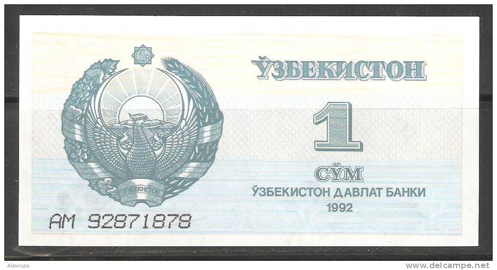 UZBEKISTAN 1992 ,1 SUM CRISP UNC - Uzbekistan