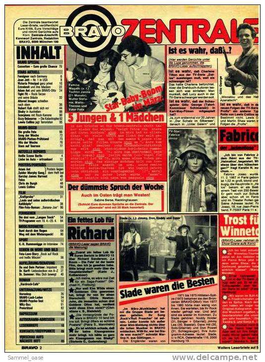 Bravo Zeitschrift Nr. 18 / 1982 Mit : Foreigner - Extrabreit - Scorpions - Joan Jett - Victoria Principal - Kinder- & Jugendzeitschriften