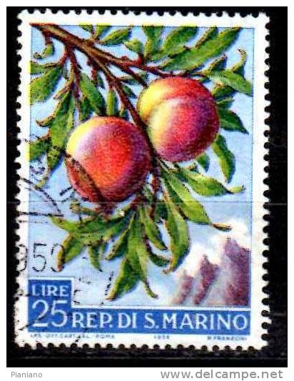 PIA - SAN  MARINO  - 1958 : Frutta E Prodotti Agricoli  -  (SAS  486) - Usados