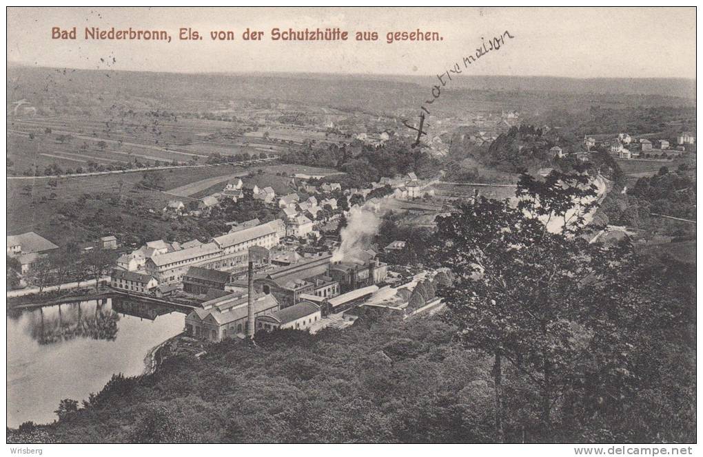 BAD NIEDERBRONN, ELS, Von Der Schutzhütte Aus Gesehen - Niederbronn Les Bains