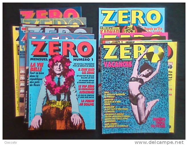 ZÉRO. Hebdo No1 à 9(sf. 3) + Le H S + Mensuel No1 à 11 (sf. 4 Et 7) - Autre Magazines