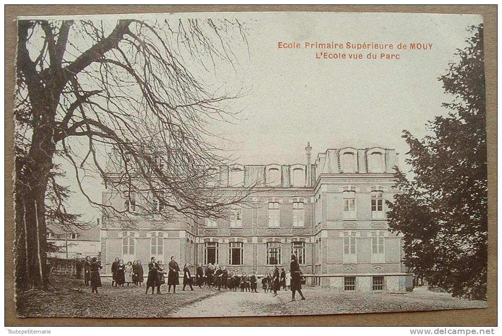 Ecole Primaire Supérieur De Mouy - L´école Vue Du Parc - Mouy