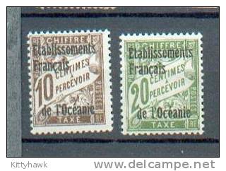 OCEA 287 - YT Taxe 2-3* - Timbres-taxe