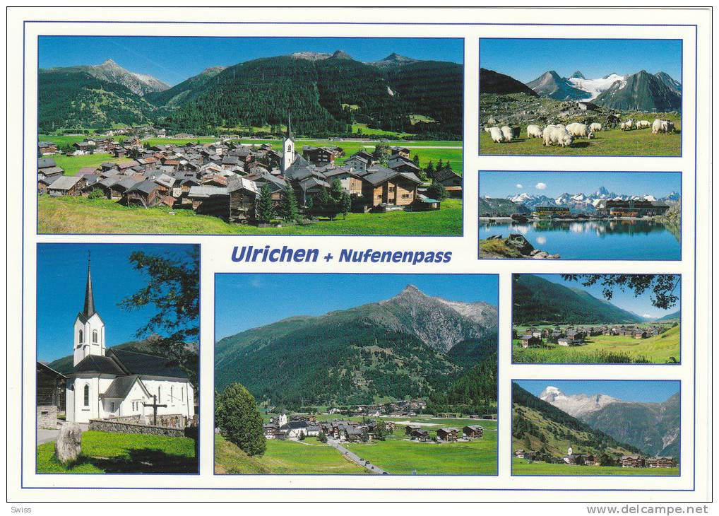 POSTAUTO   AUTOBUS CAR POSTAL ULRICHEN  +  NUFENENPASS - Ulrichen