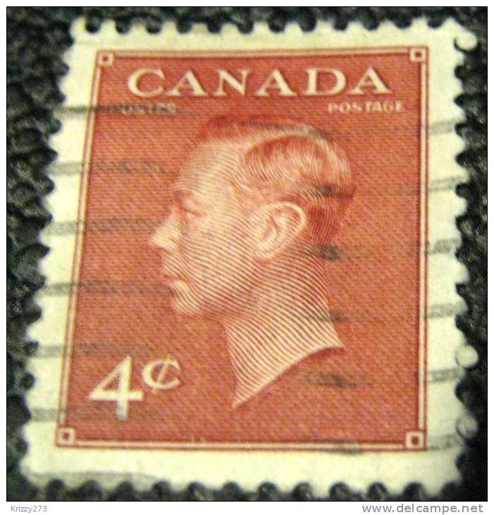 Canada 1949 King George VI 4c - Used - Oblitérés