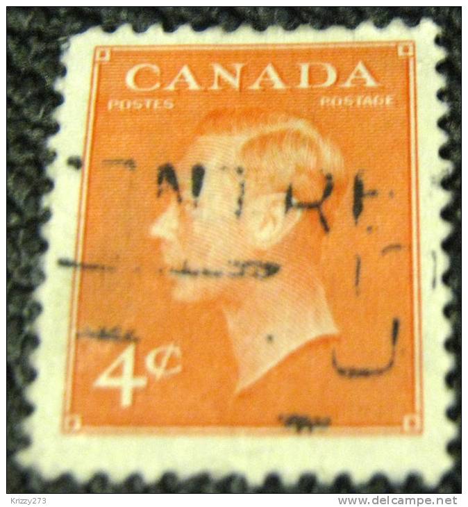 Canada 1949 King George VI 4c - Used - Usati
