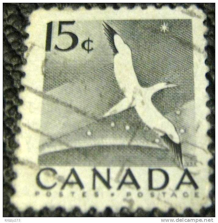 Canada 1953 Gannet 15c - Used - Oblitérés