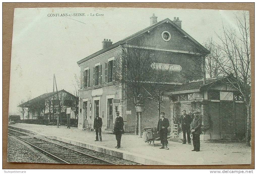 Conflans Sur Seine - La Gare - Autres & Non Classés