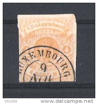 4c ARMOIRIES LUXEMBOURG 1859-1863 No.5   (o) ............................................................ - 1859-1880 Stemmi