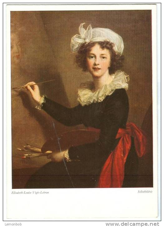 Elisabeth-Louise Vigee-Lebrun, SELBSTBILDNIS, Unused Postcard [10762] - Paintings